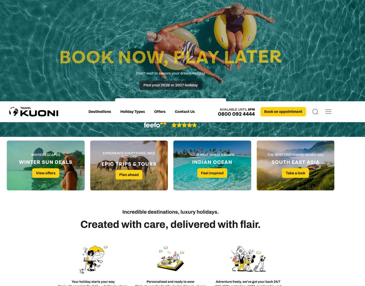 Kuoni – Travel Platform