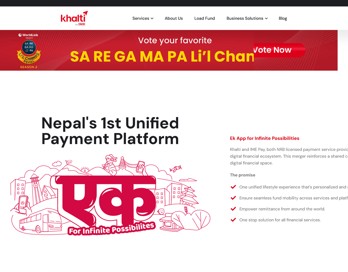 Khalti – Fintech Platform (Nepal)
